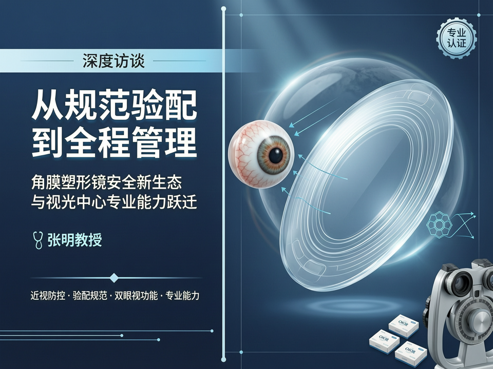 深度访谈 | 从规范验配到全程管理:角膜塑形镜安全新生态与视光中心专业能力跃迁