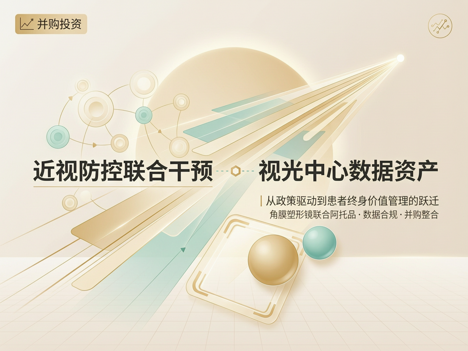 并购资本重估「近视防控联合干预」与「视光中心数据资产」:从政策驱动到患者终身价值管理的跃迁