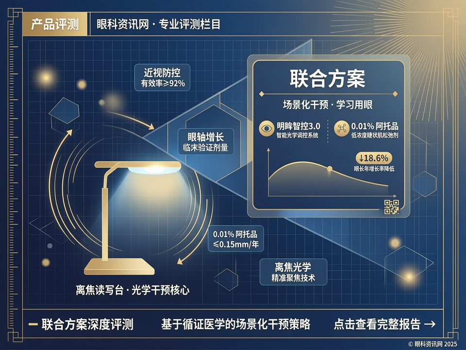 离焦读写台“明眸智控3.0”与低浓度阿托品联合方案的场景化深度评测