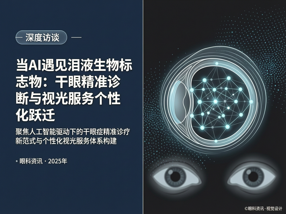 深度访谈 | 当AI遇见泪液生物标志物:干眼精准诊断与视光服务个性化跃迁