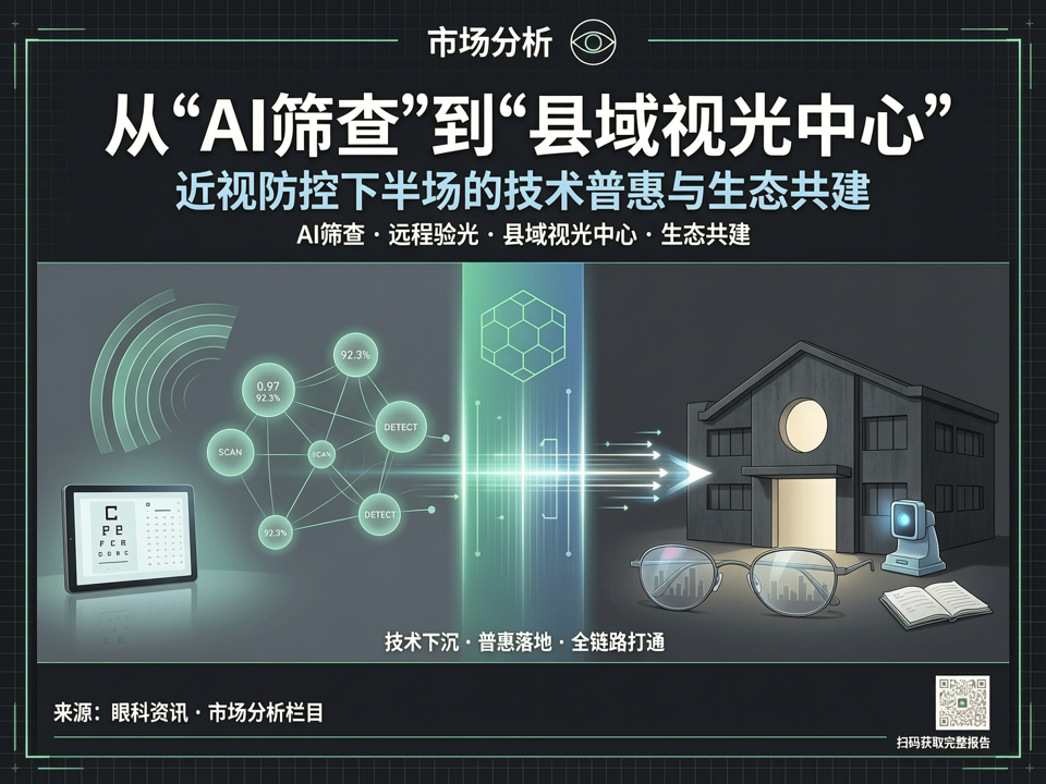 从“AI筛查”到“县域视光中心”:近视防控下半场的技术普惠与生态共建