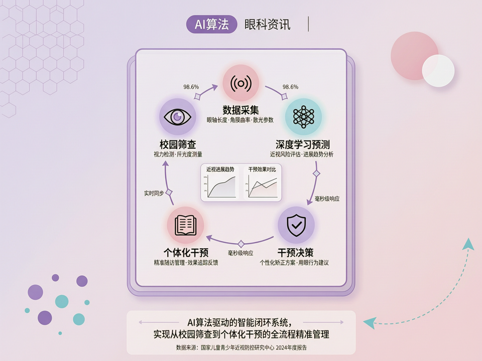 AI算法在青少年近视防控中的最新突破:从校园筛查到个体化干预的智能闭环