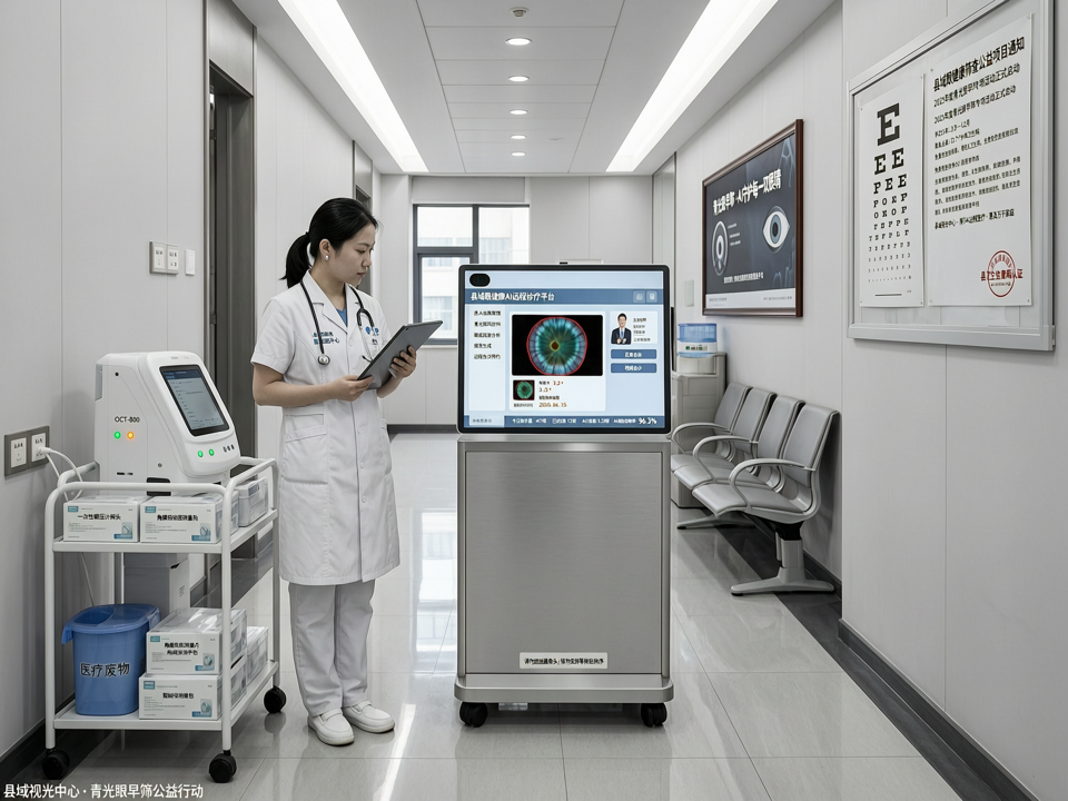 视光企业动态:青光眼早筛携手AI远程医疗,县域眼健康下沉服务迎来新契机