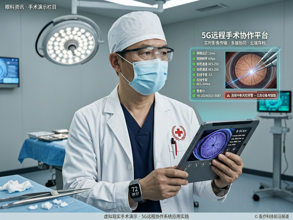 手术演示融合虚拟现实与5G远程协作:从眼科培训到基层手术支援的创新实践