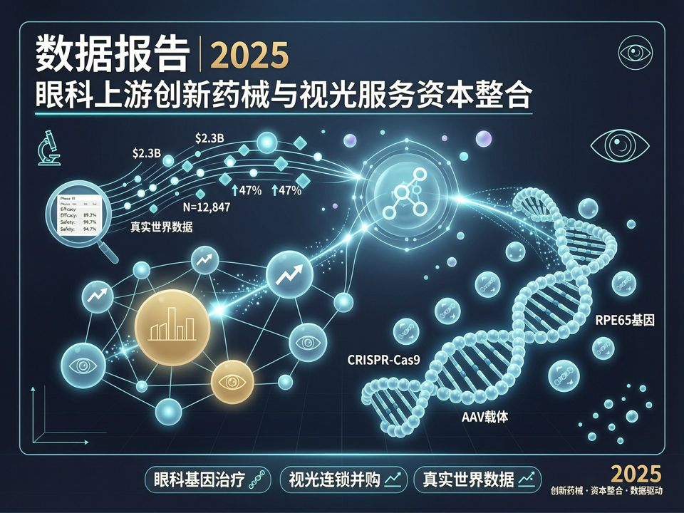 数据报告 | 2025眼科上游创新药械与视光服务资本整合:从基因治疗临床管线到连锁视光中心并购数据全景