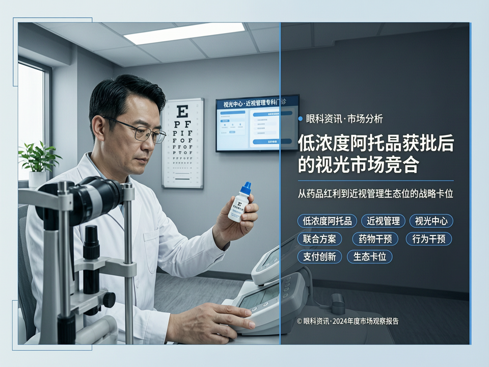 低浓度阿托品获批后的视光市场竞合:从药品红利到近视管理生态位的战略卡位