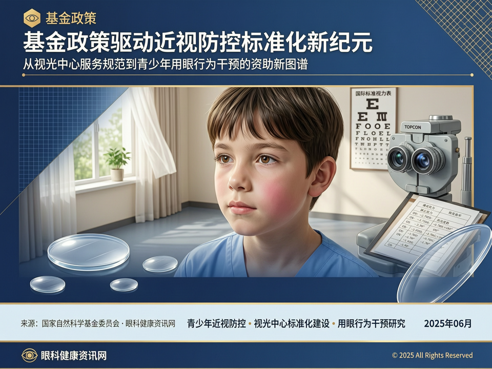 基金政策驱动近视防控标准化新纪元:从视光中心服务规范到青少年用眼行为干预的资助新图谱
