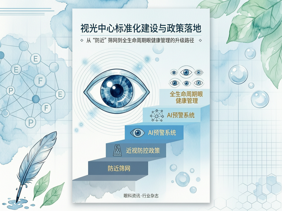 视光中心标准化建设与政策落地:从“防近”筛网到全生命周期眼健康管理的升级路径