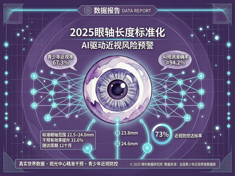 数据报告 | 2025眼轴长度标准化与AI驱动的近视风险预警:从真实世界数据到视光中心精准干预