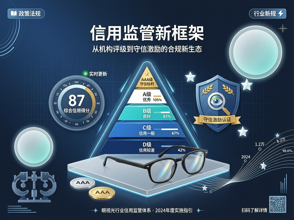 政策法规:眼视光行业信用监管新框架——从机构评级到守信激励的合规新生态