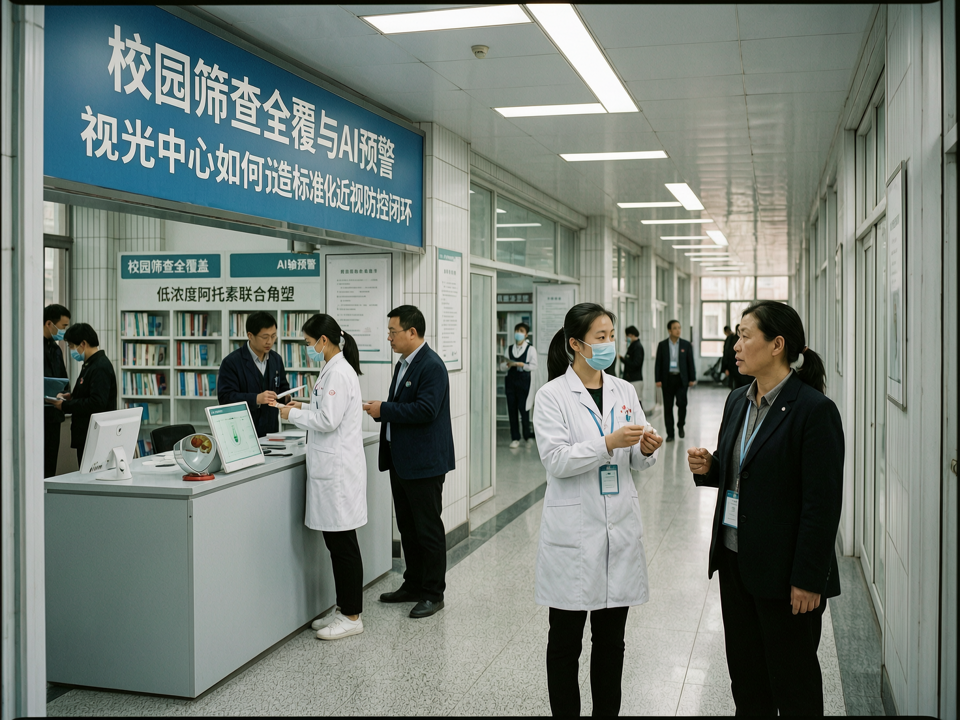 视光企业动态:校园筛查全覆盖与AI预警双驱动,视光中心如何打造标准化近视防控闭环