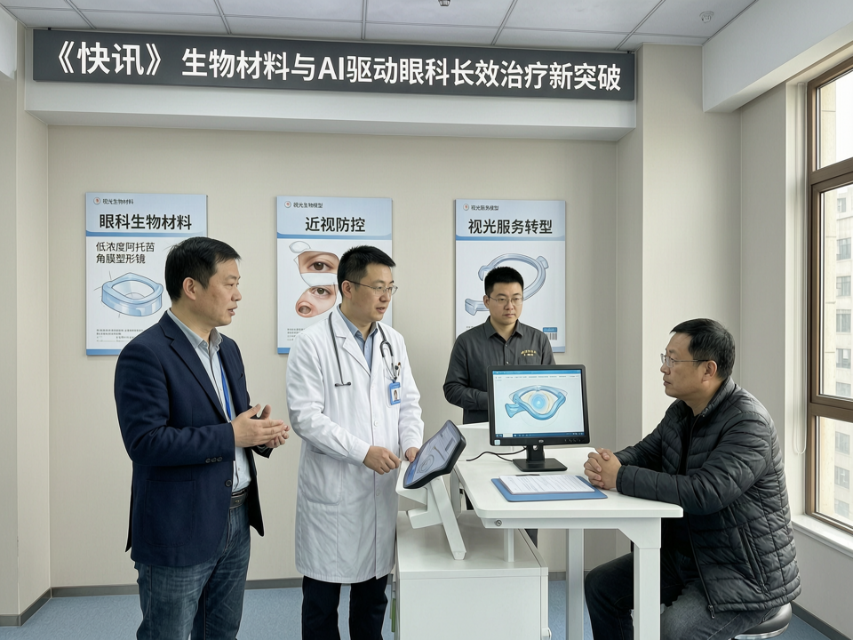 【快讯】生物材料与AI驱动眼科长效治疗新突破,视光服务向“精准再生”跨越