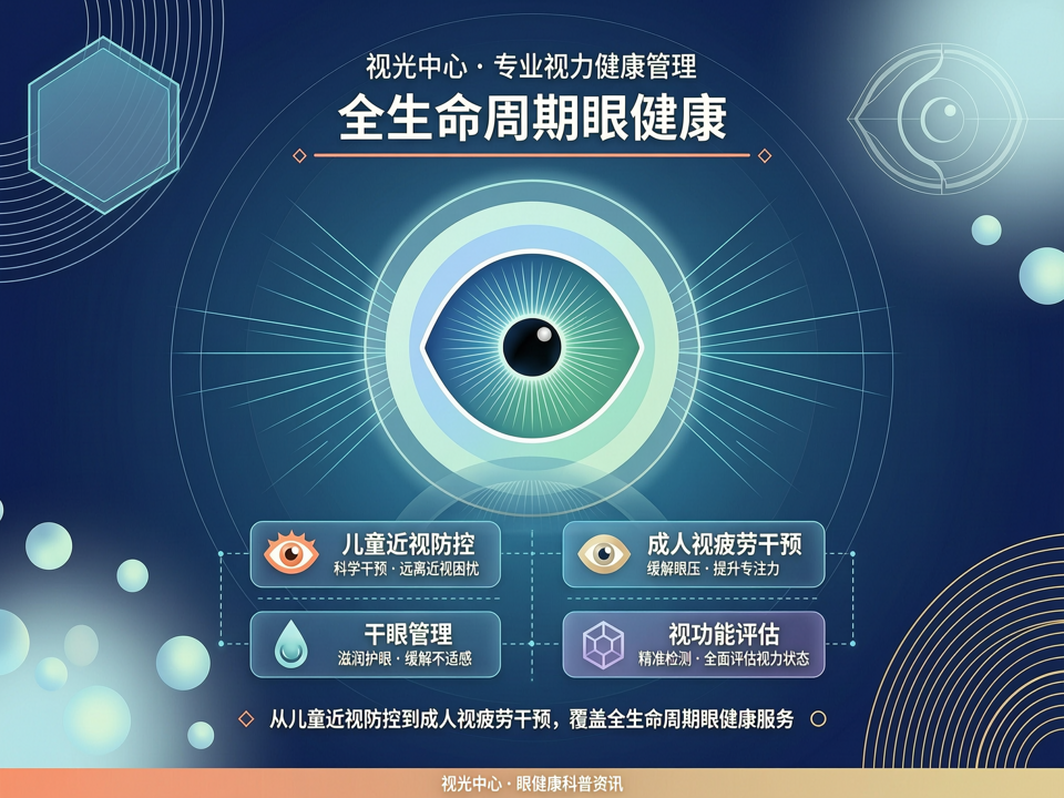 视光中心从儿童近视防控到成人视疲劳干预的差异化服务延伸