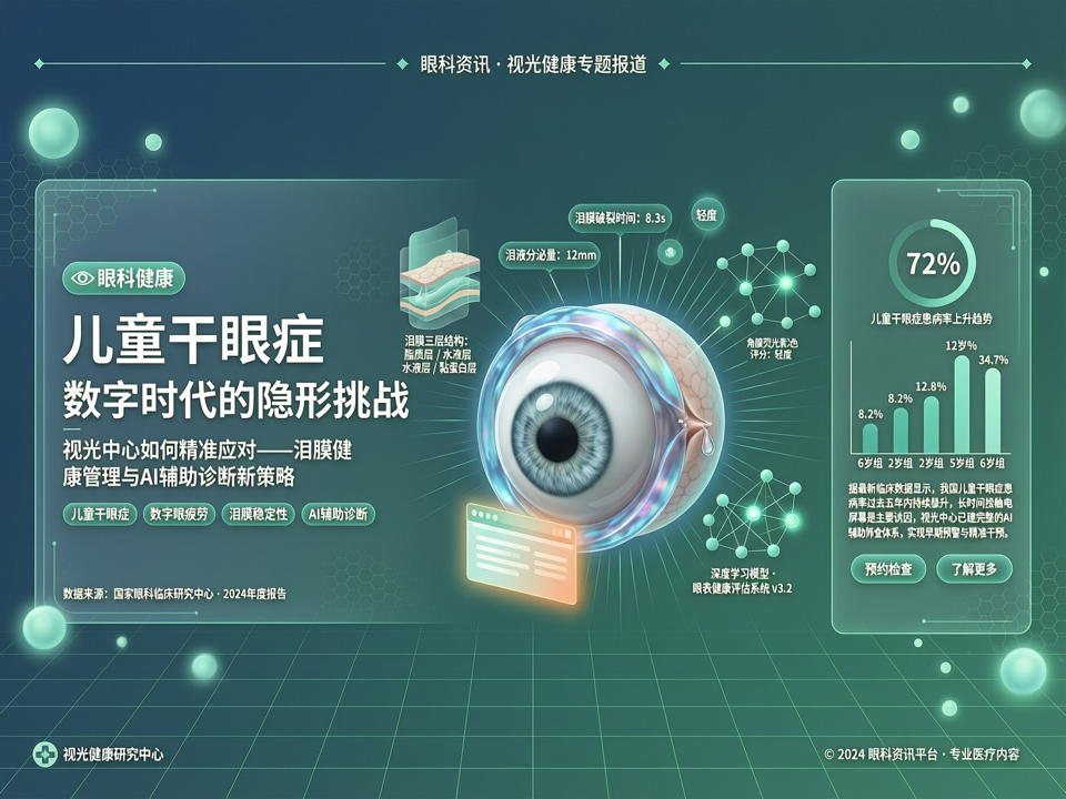 儿童干眼症:数字时代的隐形挑战与视光中心的应对策略