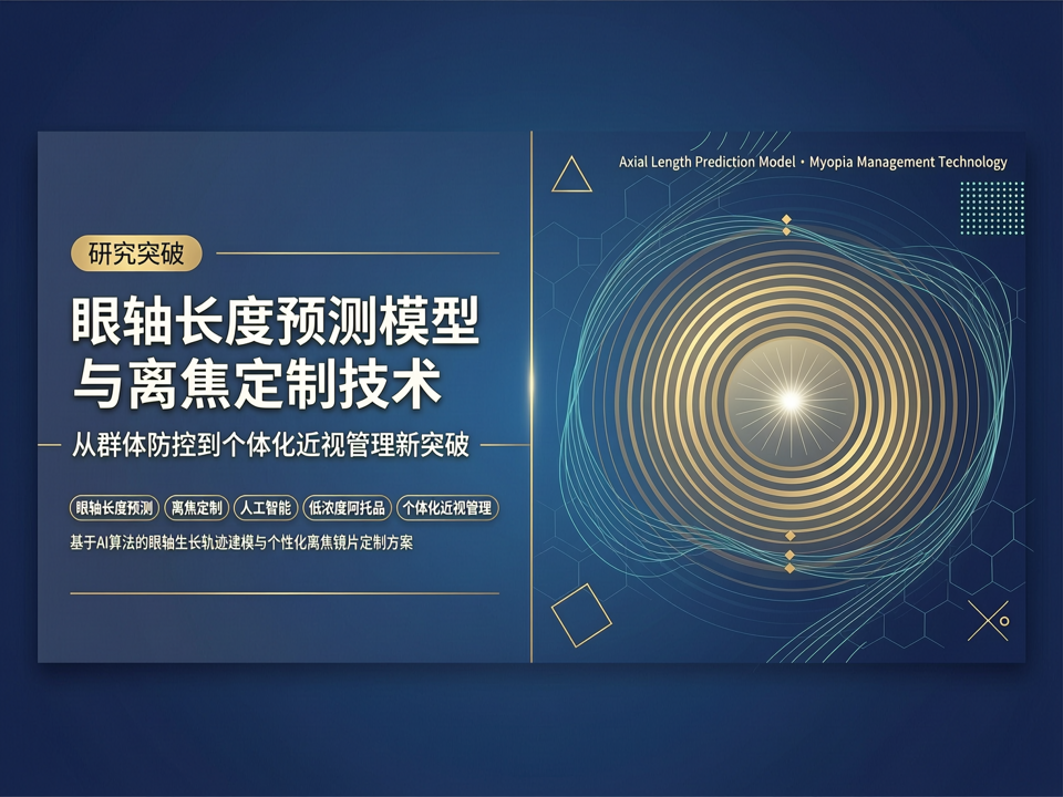 眼轴长度预测模型与离焦定制技术:从群体防控到个体化近视管理新突破