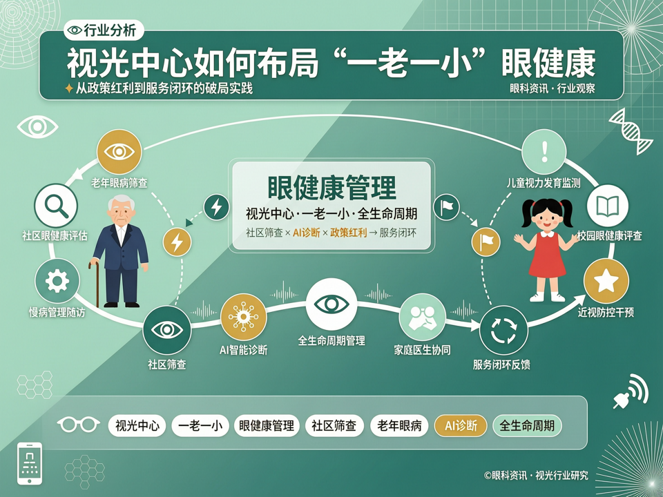 视光中心如何布局‘一老一小’眼健康:从政策红利到服务闭环的破局实践