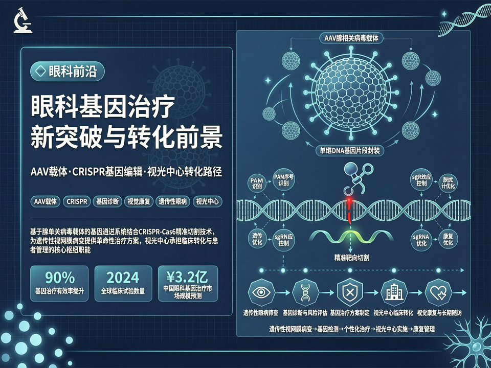 眼科基因治疗的新突破与视光中心的转化前景