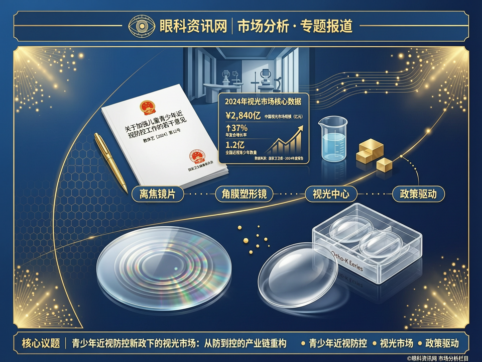 青少年近视防控新政下的视光市场:从“防”到“控”的产业链重构