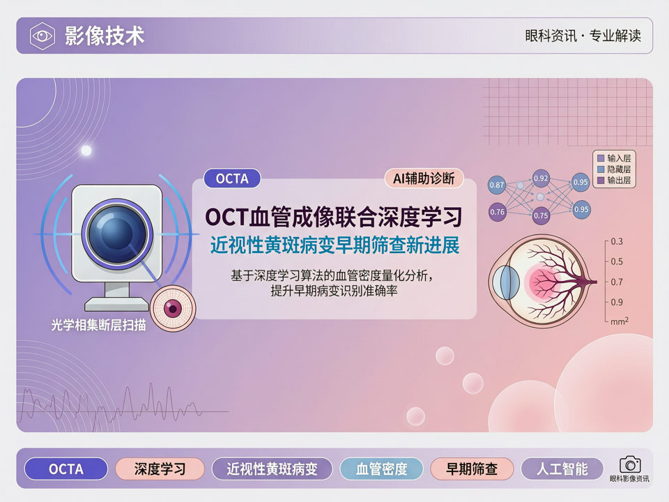 光影解析:OCT血管成像联合深度学习在近视性黄斑病变早期筛查中的新进展