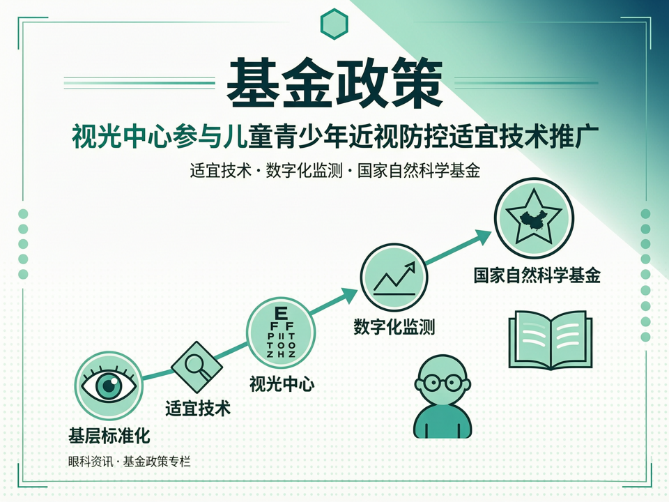基金政策引领视光中心参与儿童青少年近视防控适宜技术推广:从基层标准化到数字化监测的资助新路径
