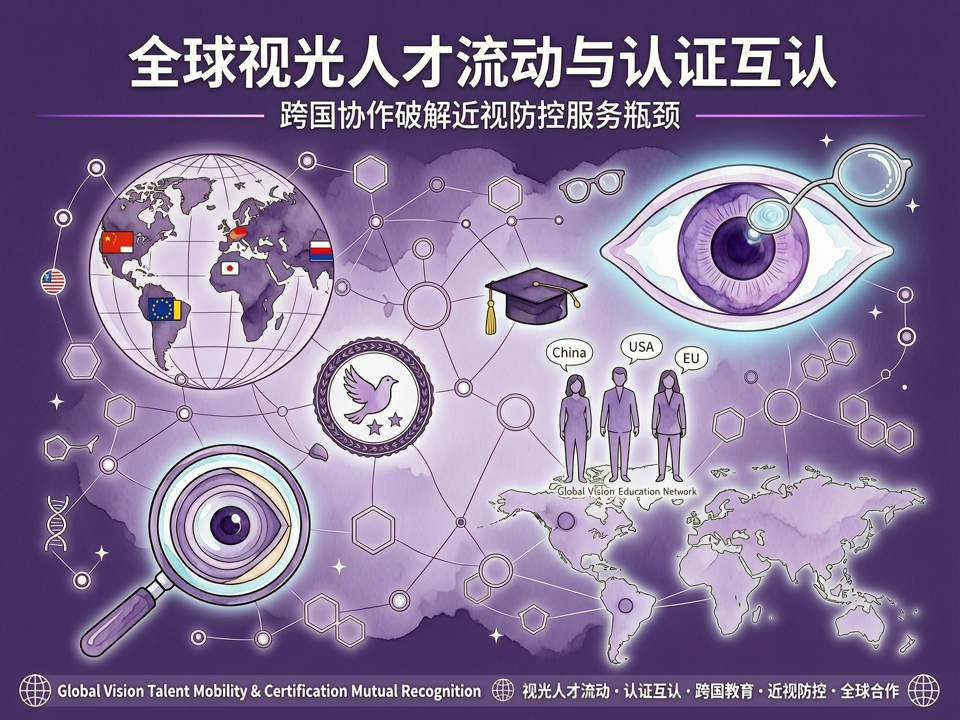 全球视光人才流动与认证互认:跨国协作破解近视防控服务瓶颈
