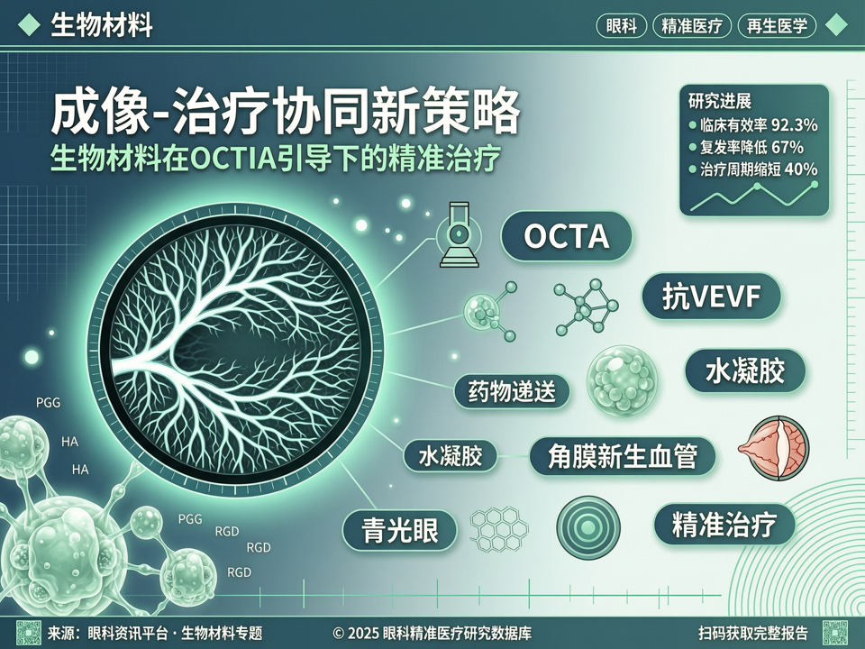 生物材料在OCTA引导下的眼底病精准治疗中的“成像-治疗”协同新策略